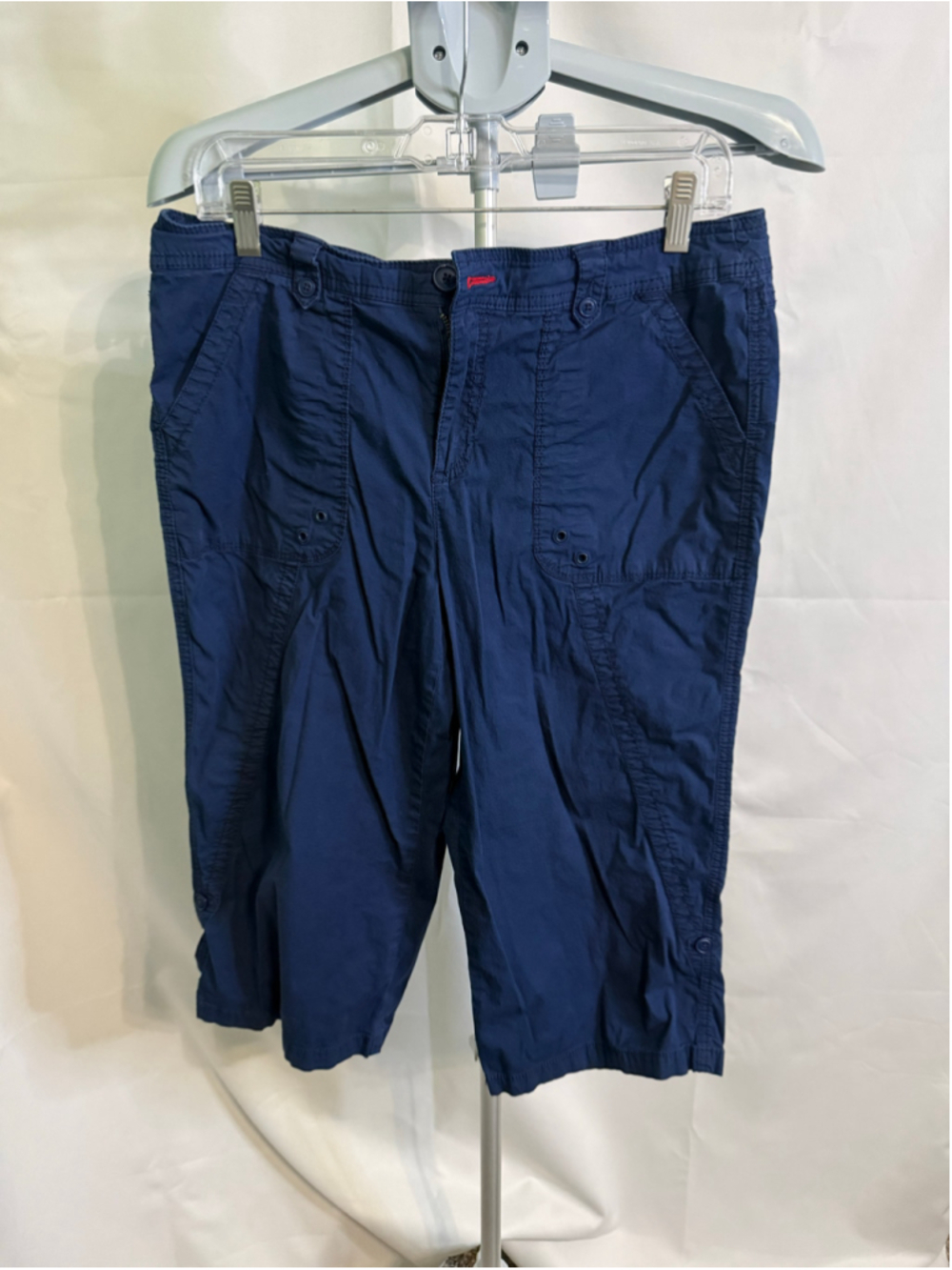 Women's Khakis & Co Navy Capris Size 10